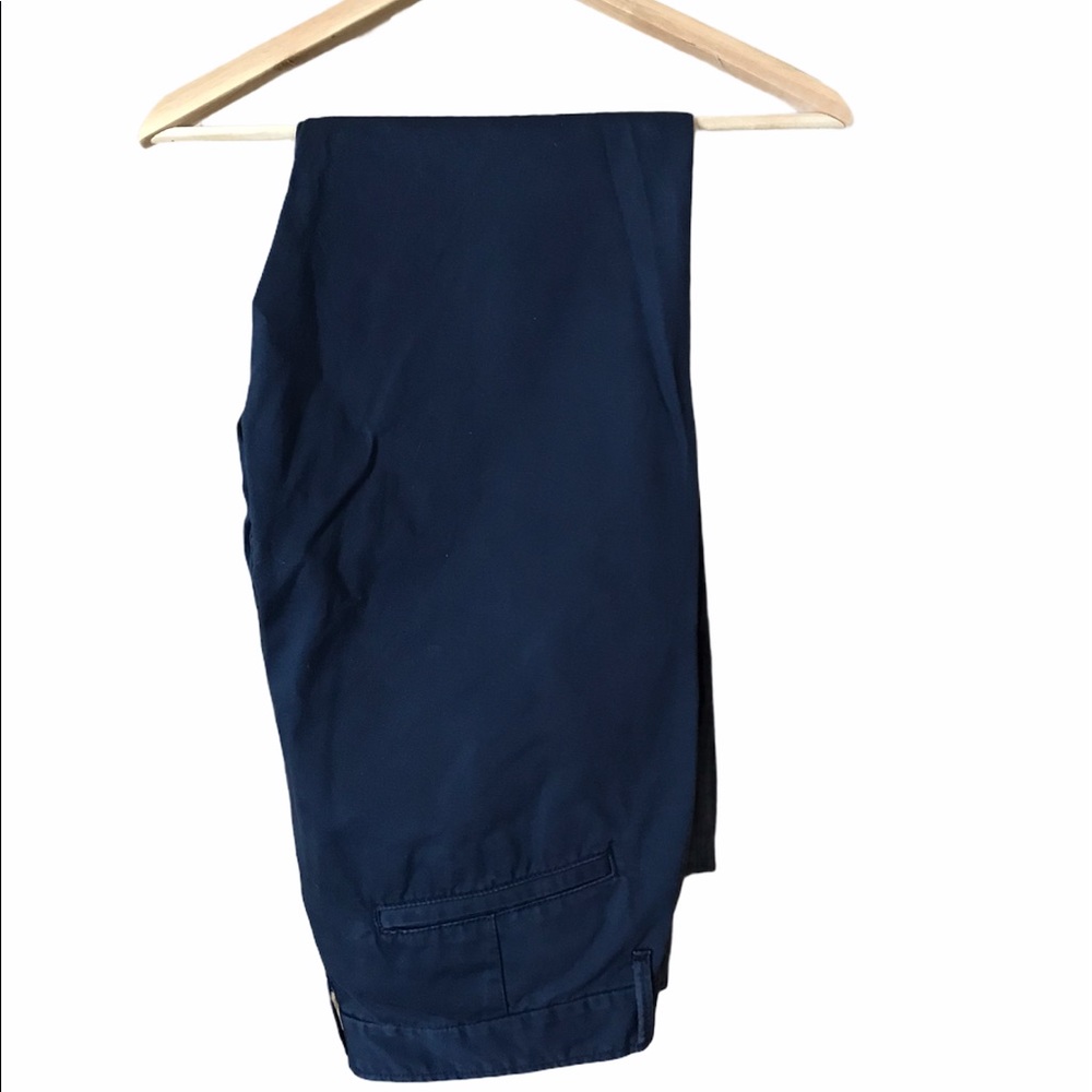 Gap Navy Blue Gap Khakis Tapered 33/32